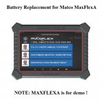 Battery Replacement for Matco Tools MaxFlexA Scanner